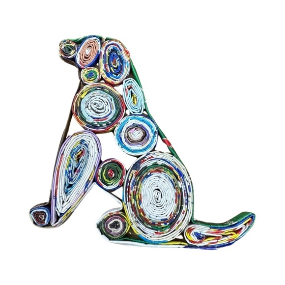 Gift bundle of recycled, handmade, magazine, dogs - Picture 4 of 4